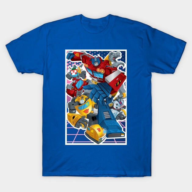 Robot Warriors T-Shirt by CuddleswithCatsArt